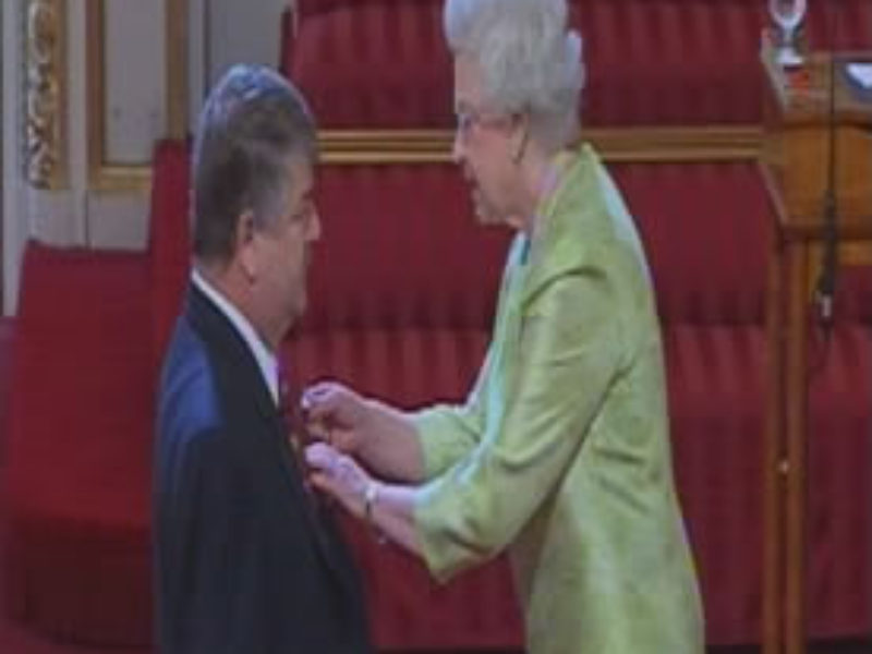 Steve Clarke - OBE from The Queen